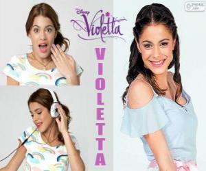yapboz Violetta aydınlık ve hayat dolu bir kız